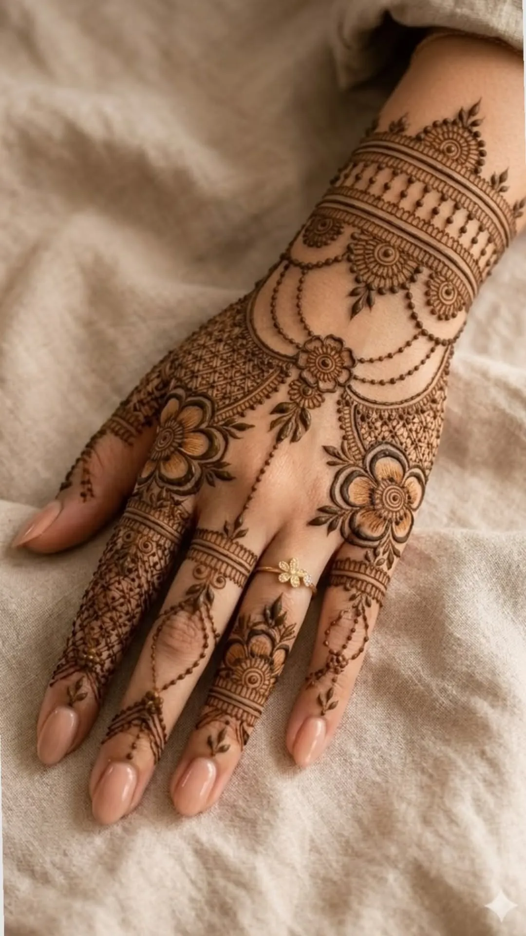 Engagement Mehendi Designs Fron,