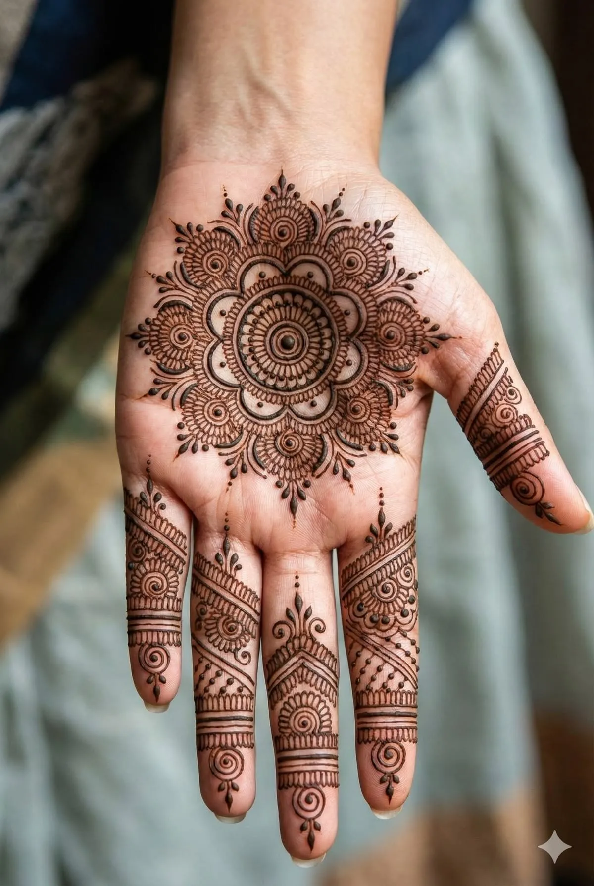 Simple Flower Mehndi Designs (6)
