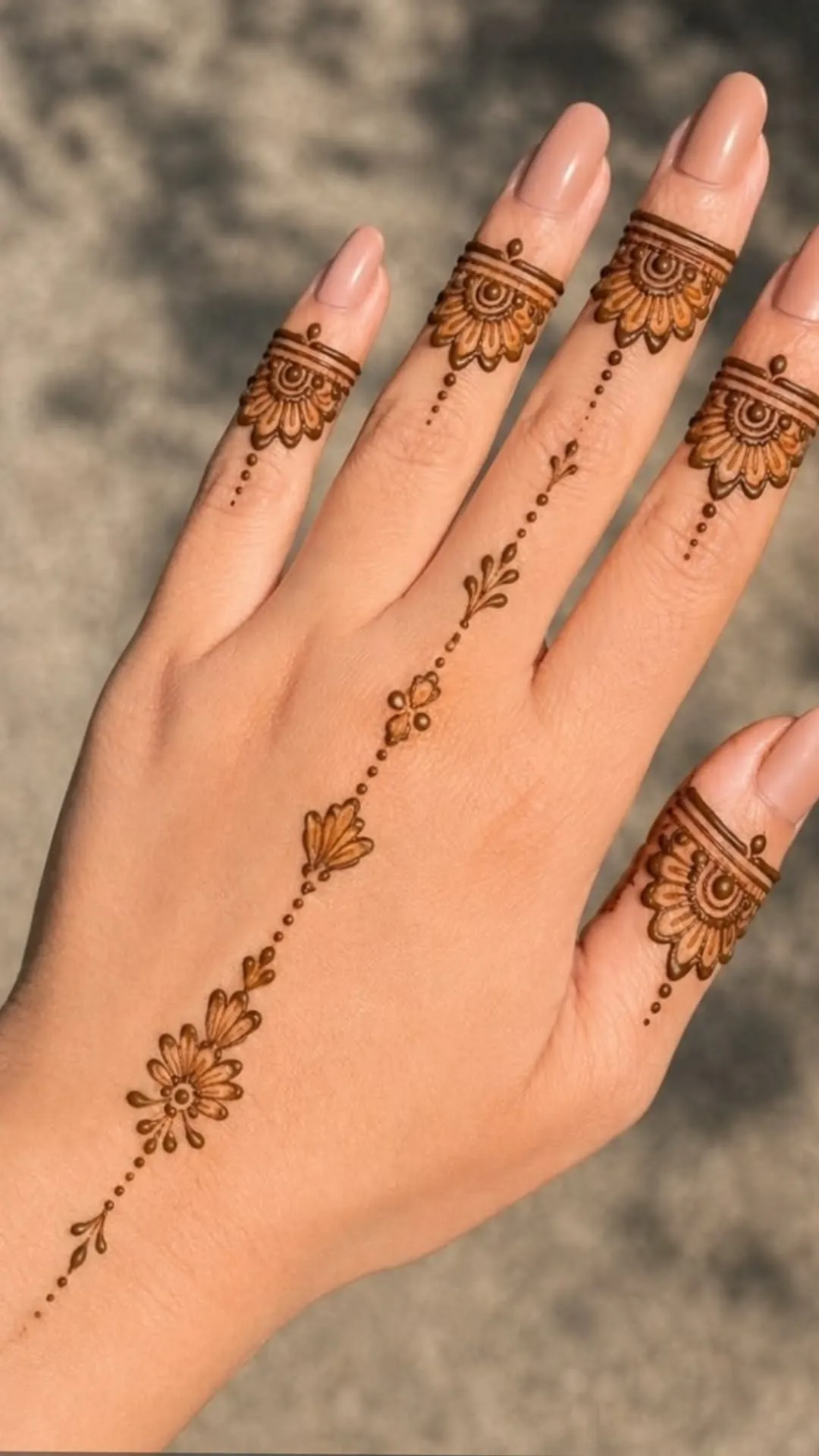 Flower Small Minimalist Henna Designs (2)