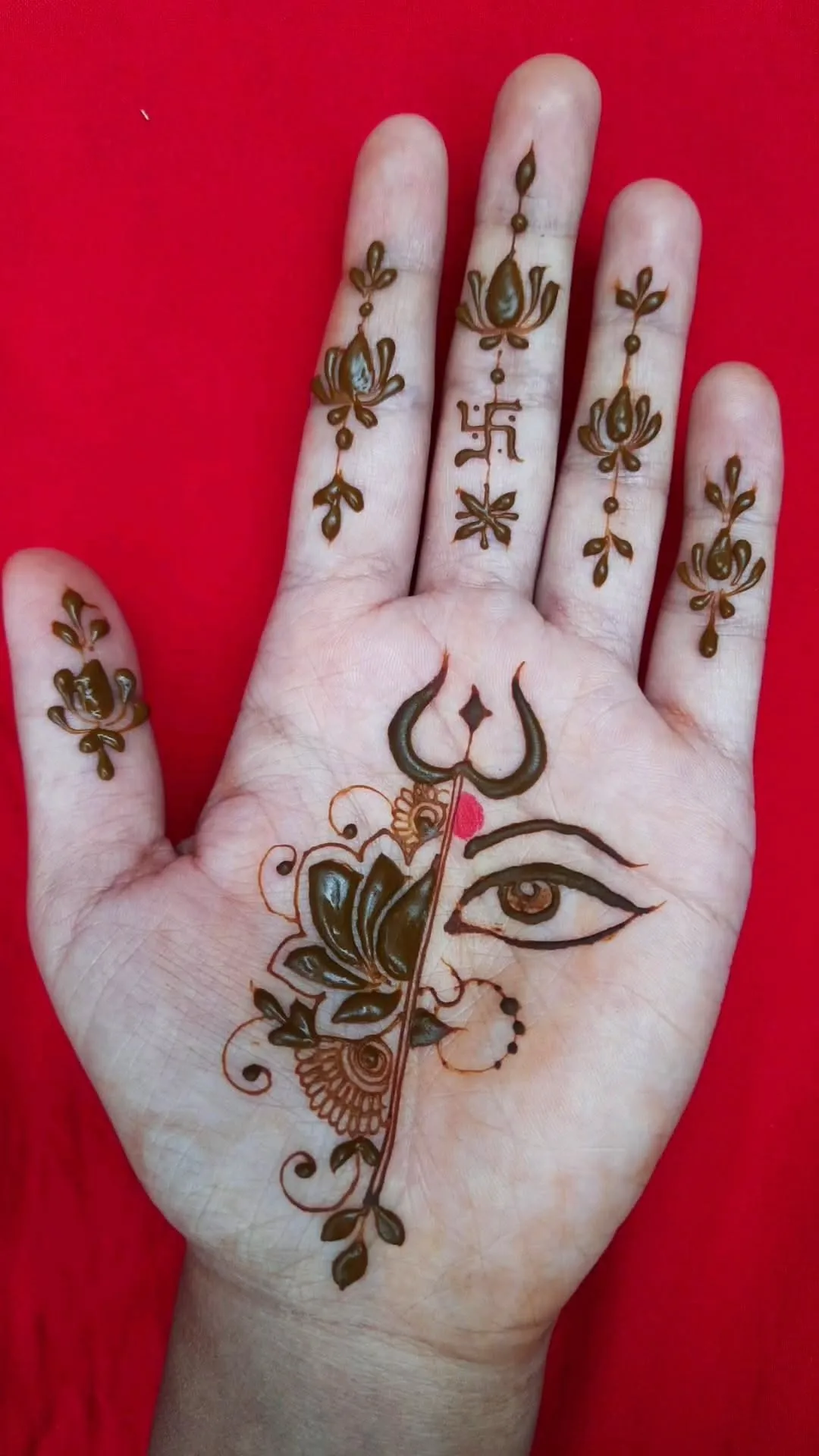 Garba Navratri Mehndi Design (2)