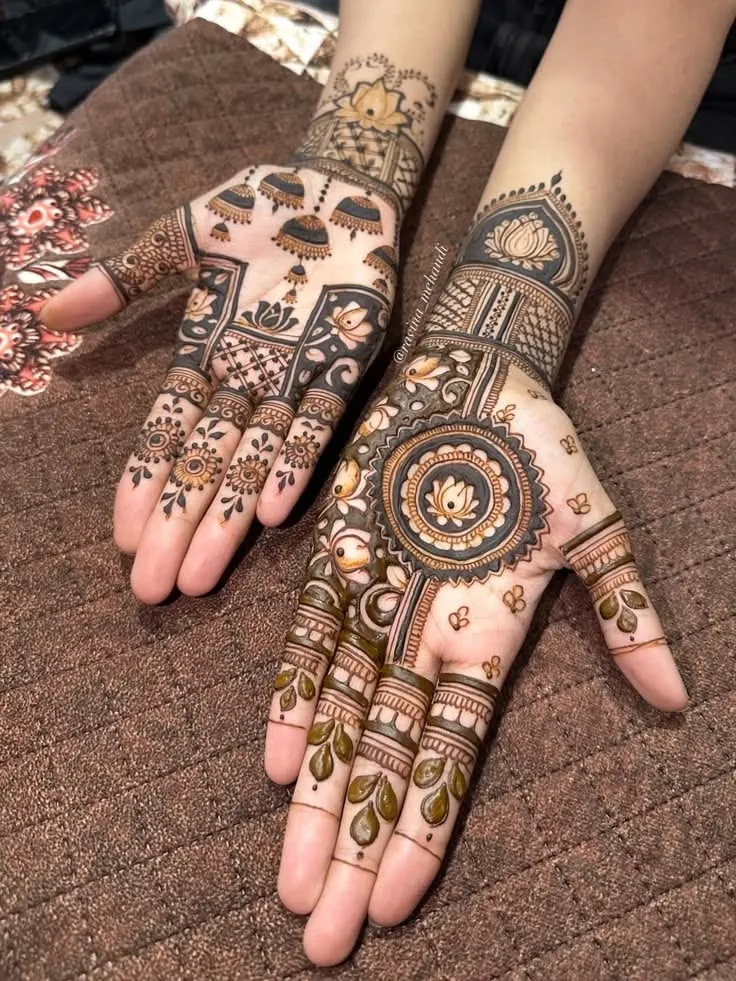 Garba Navratri Mehndi Design (3)