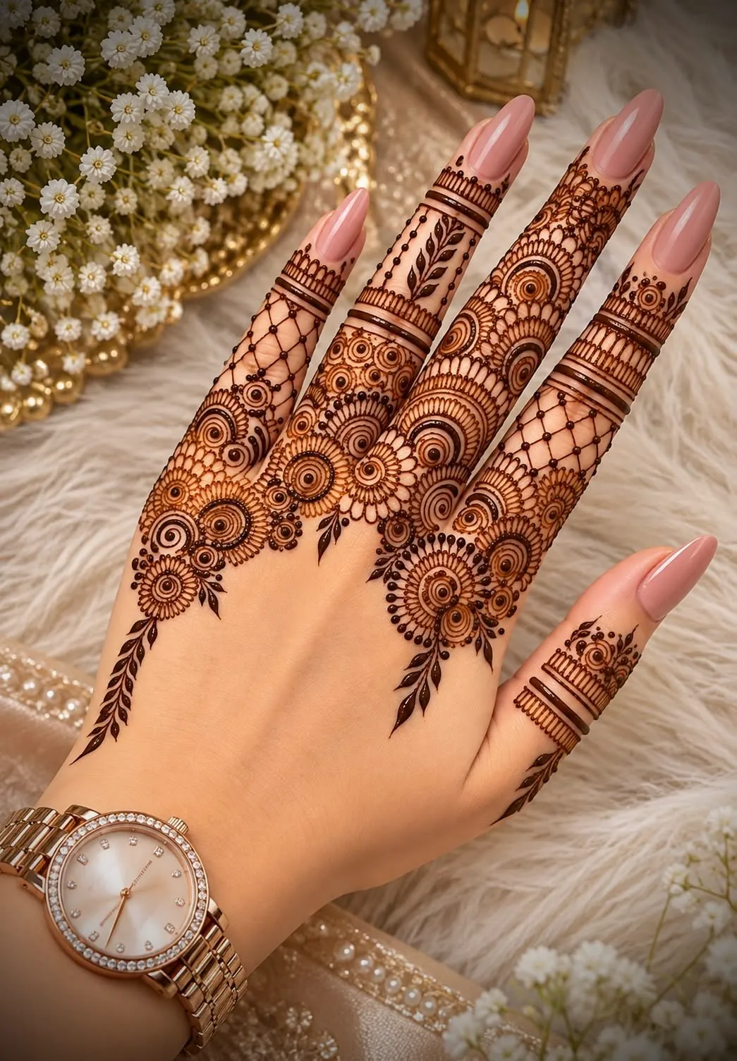 Garba Navratri Mehndi Design