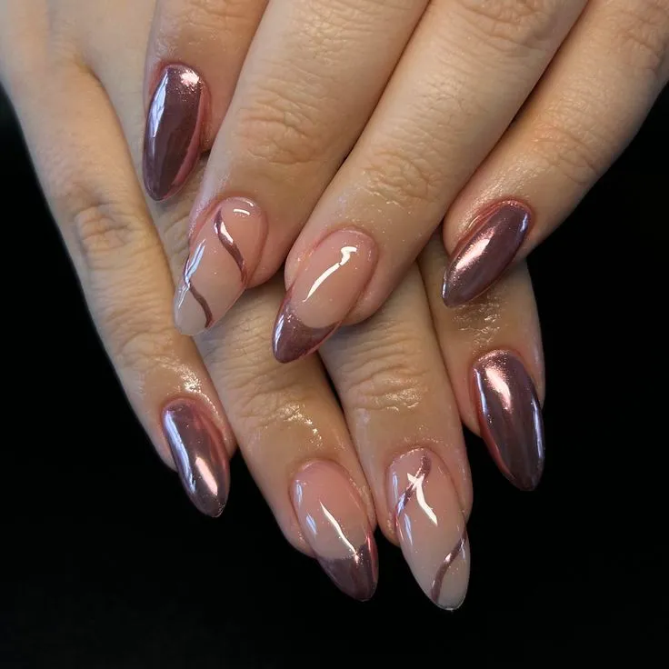 Isolated Chrome Nail Art (4)