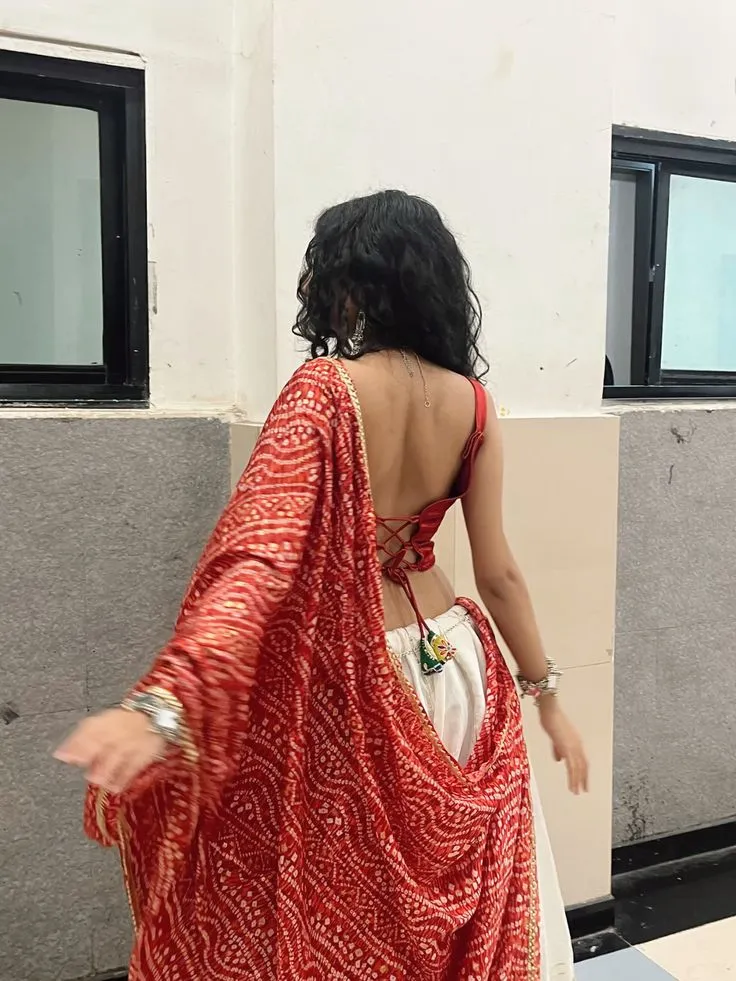 Gujarati Navratri Blouse Back Design (3)