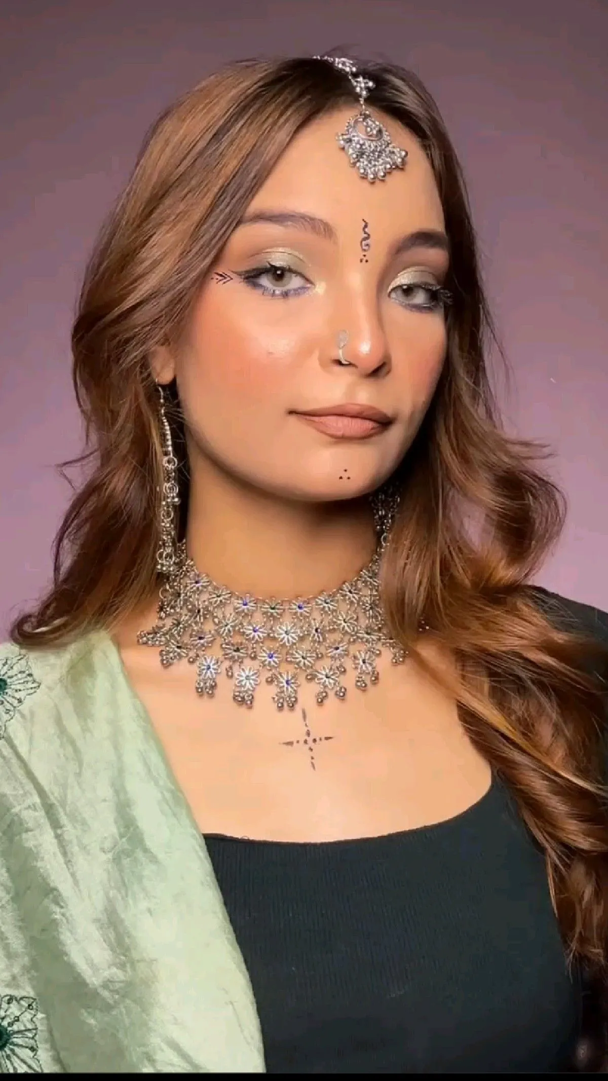 Navratri Bindi Style