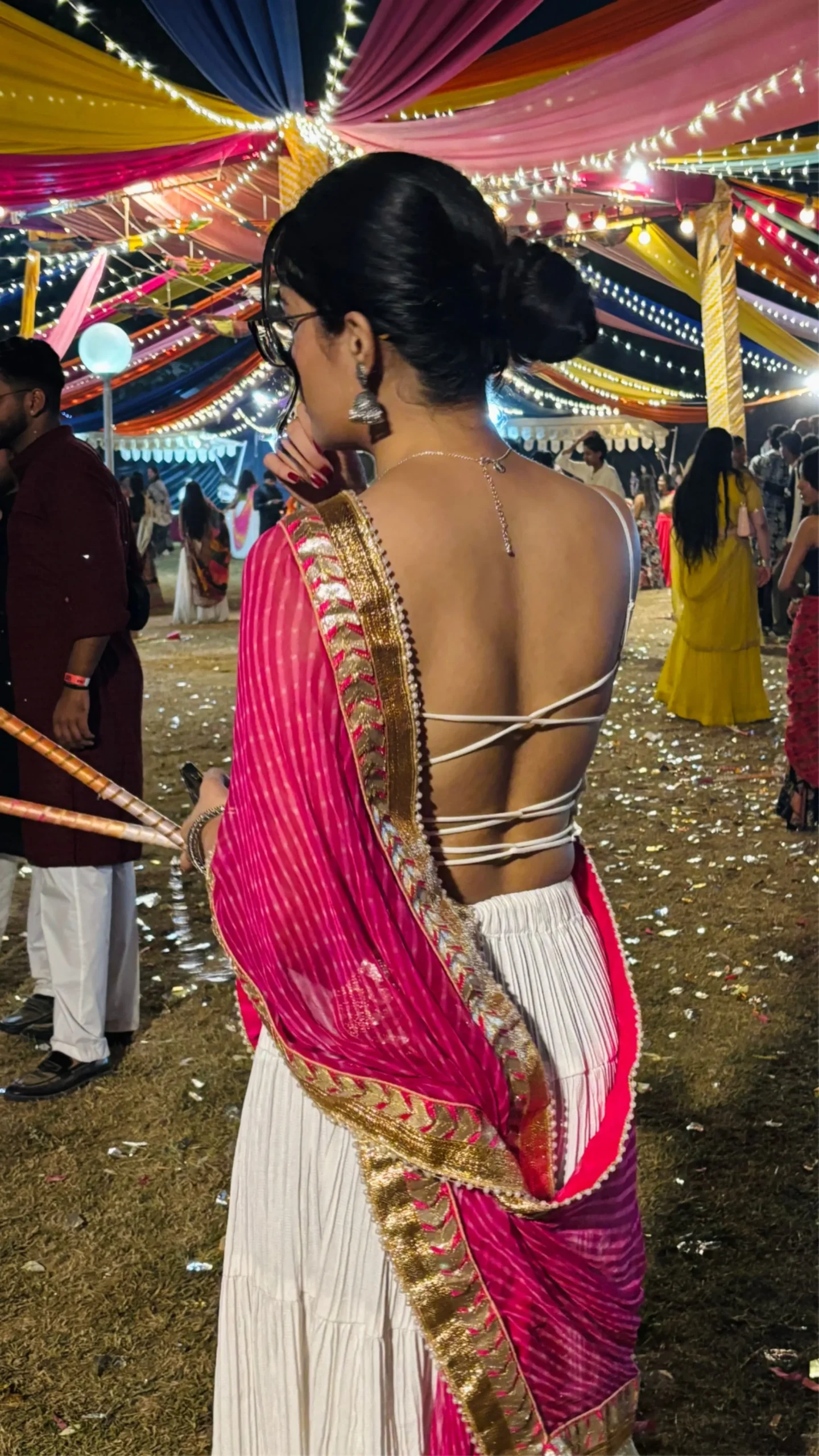 Navratri Blouse Back Design Simple (2)