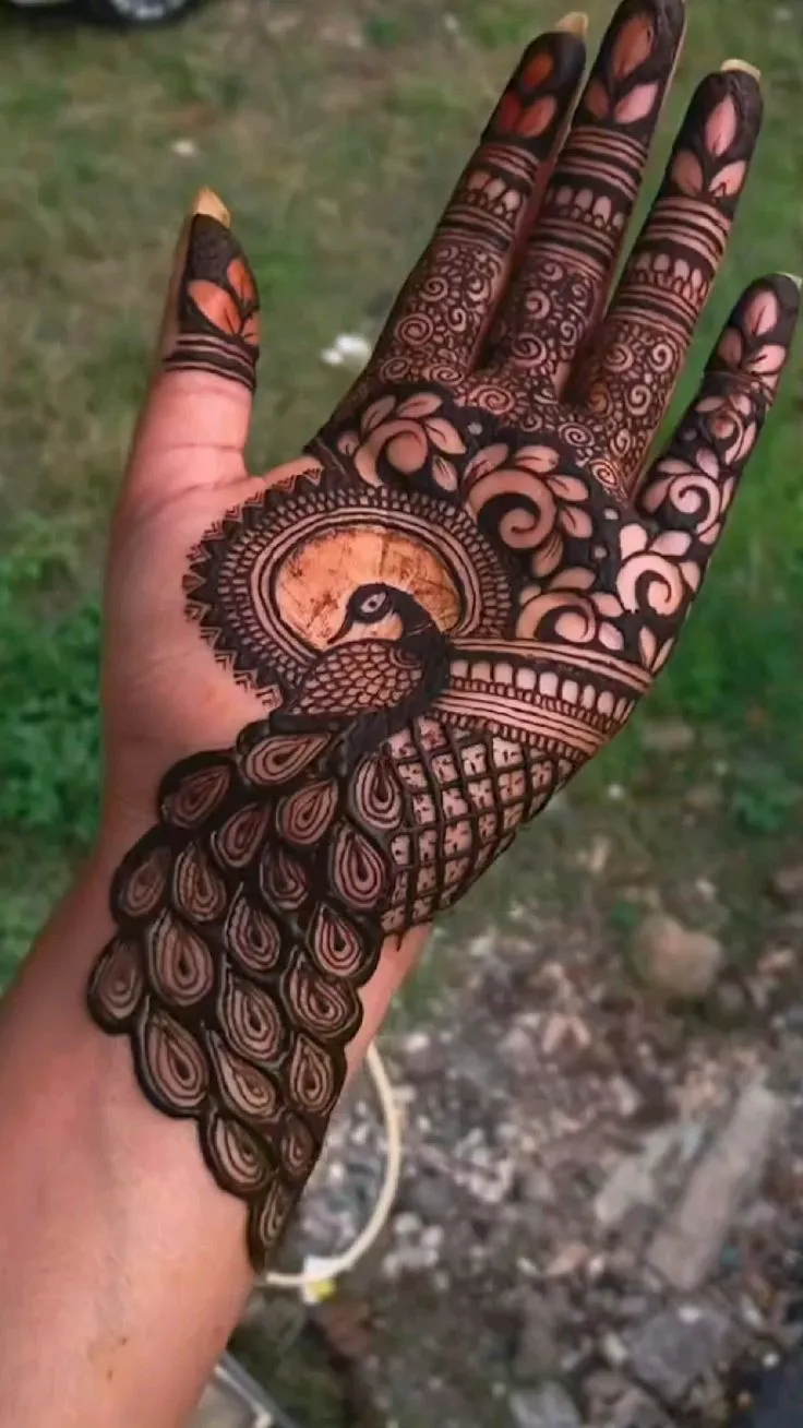 Navratri Mehndi Design Easy,