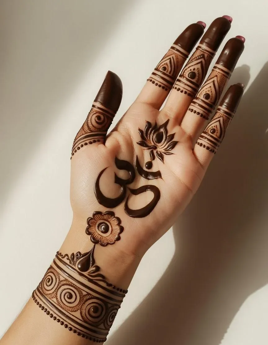 Navratri Mehndi Design Easy