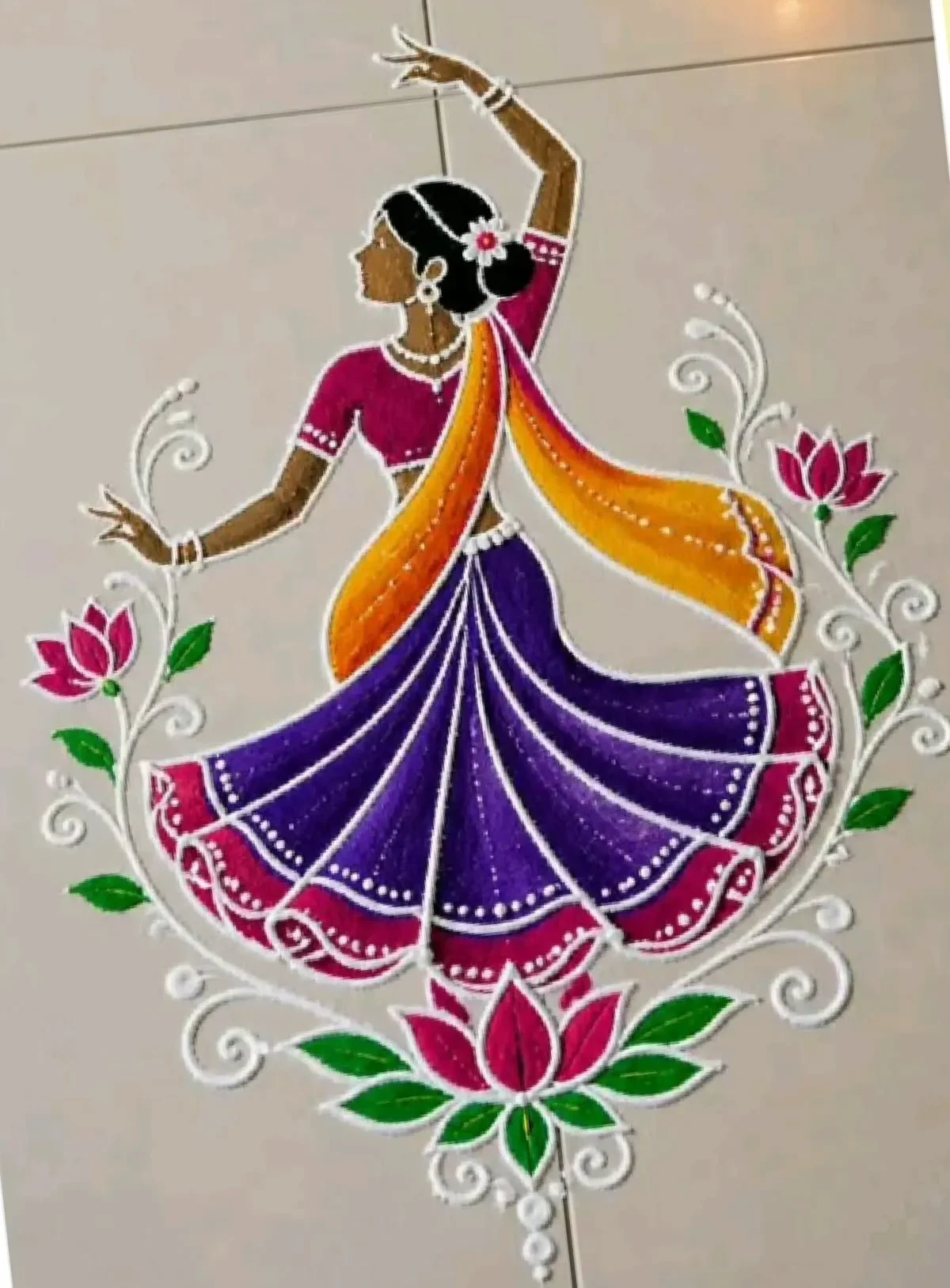 Navratri Rangoli (3)