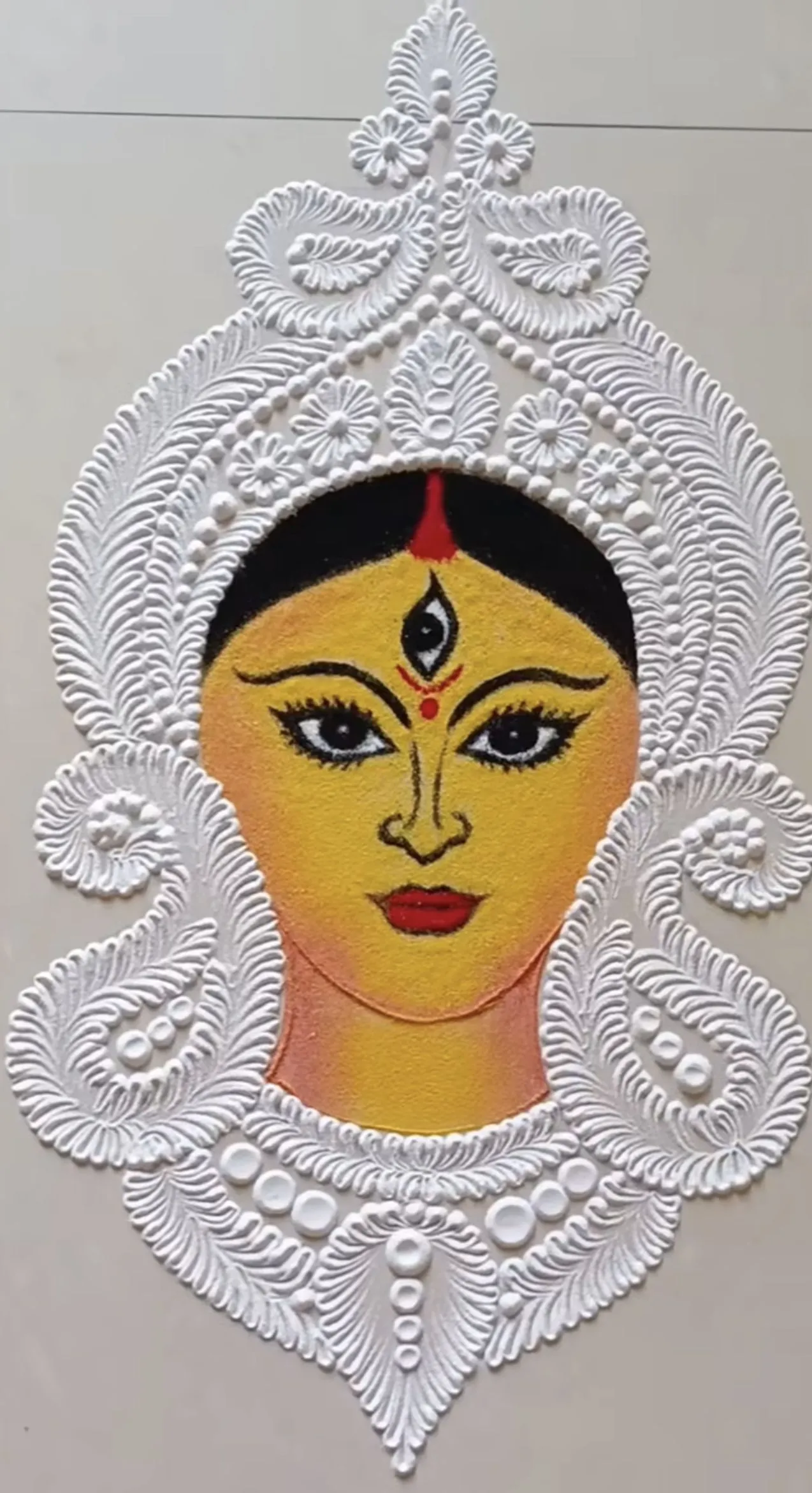 Navratri Rangoli Simple (2)