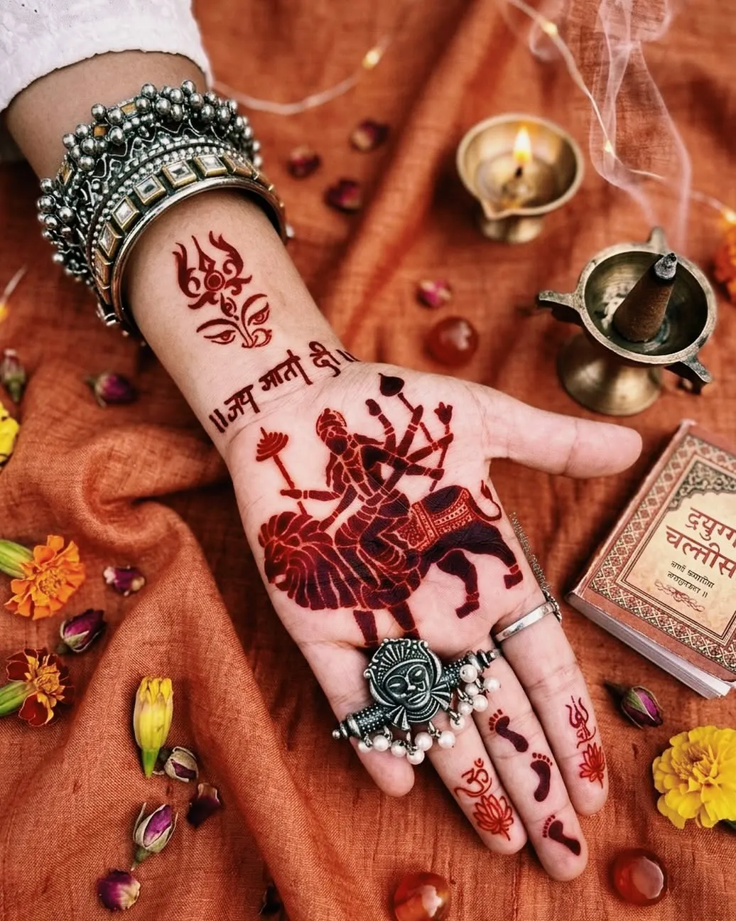 New Navratri Mehndi Design (2)