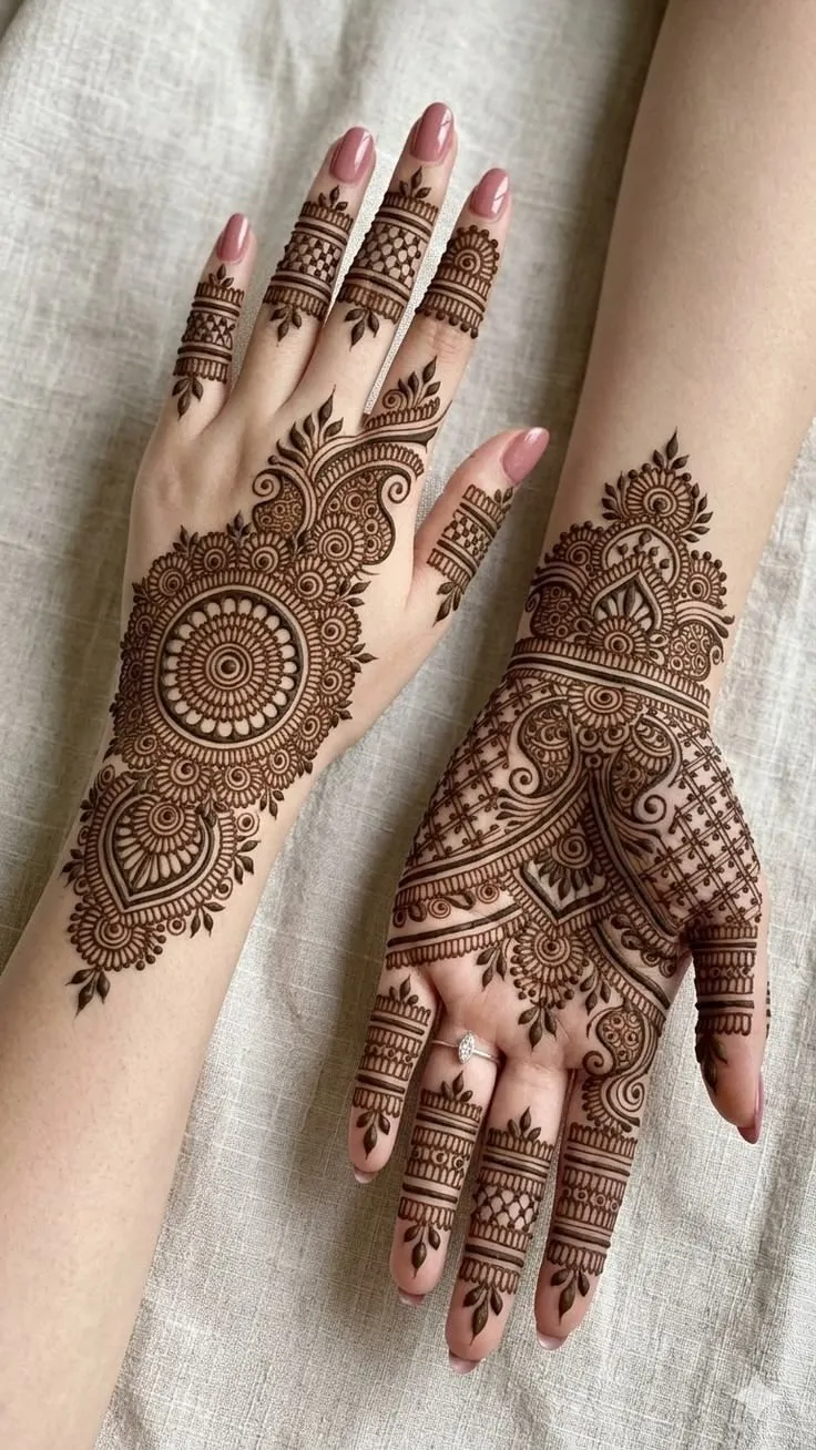 Simple Engagement Mehendi Designs (4)