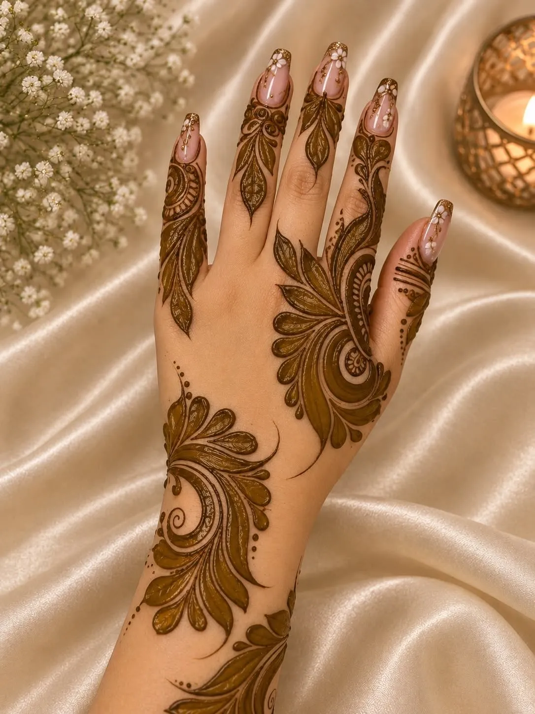 Simple Engagement Mehendi Designs