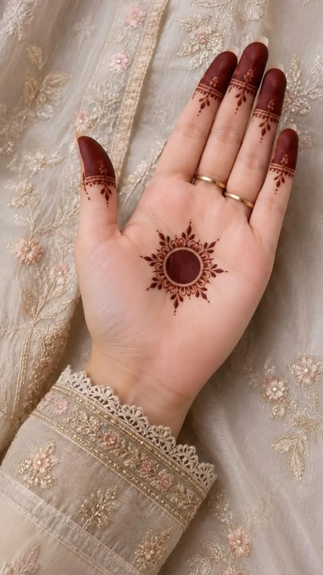 Simple Flower Mehndi Designs (3)