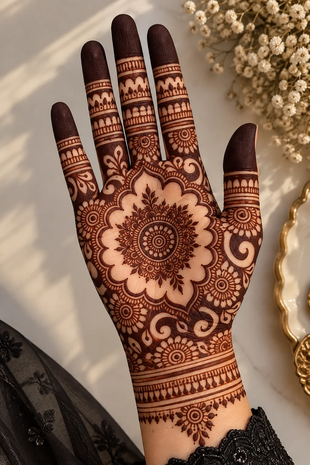 Simple Flower Mehndi Designs (5)