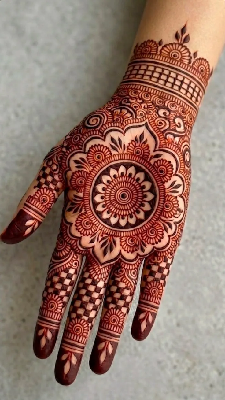 Simple Flower Mehndi Designs (6)