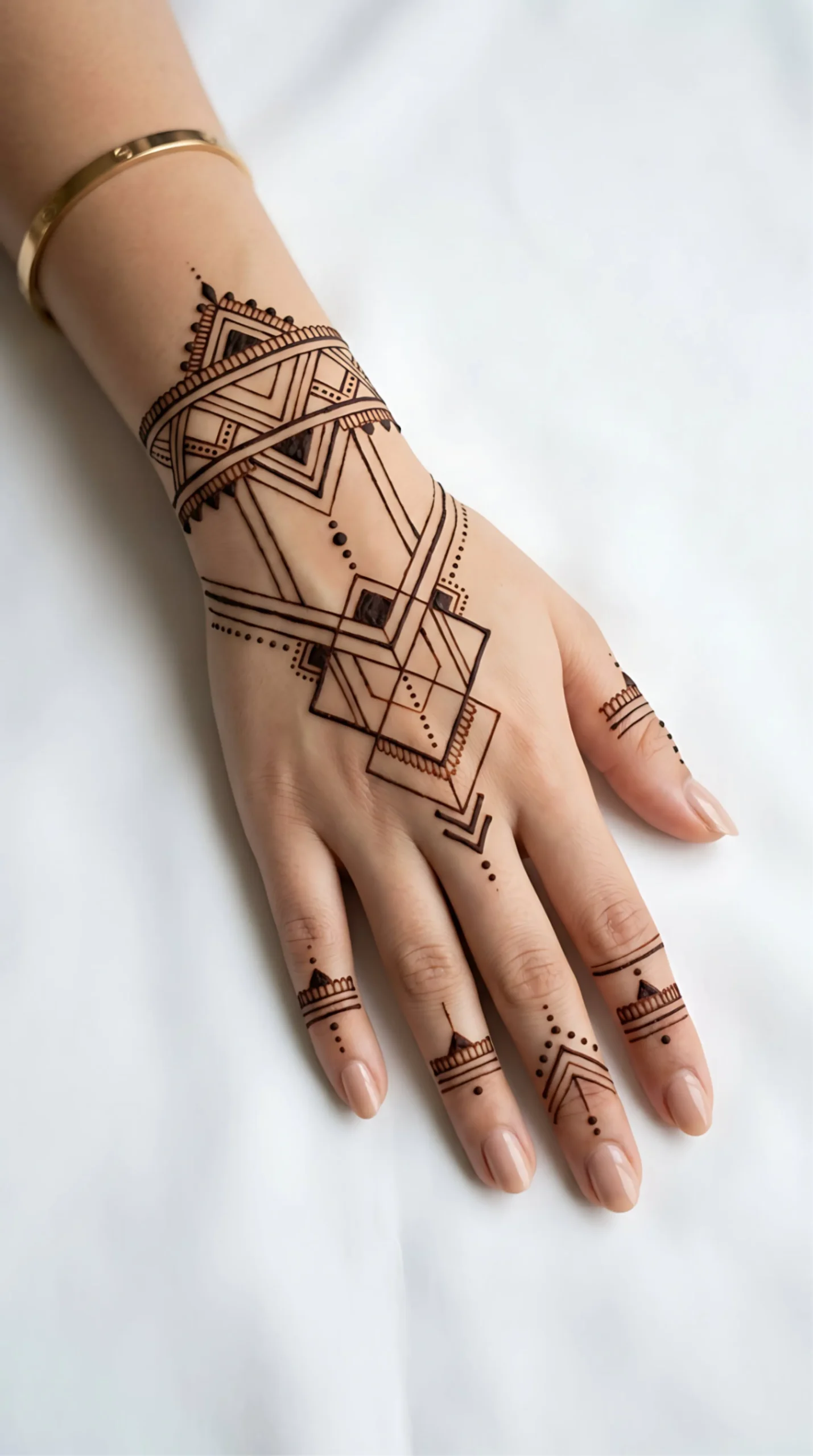 Simple Navratri Mehndi Design