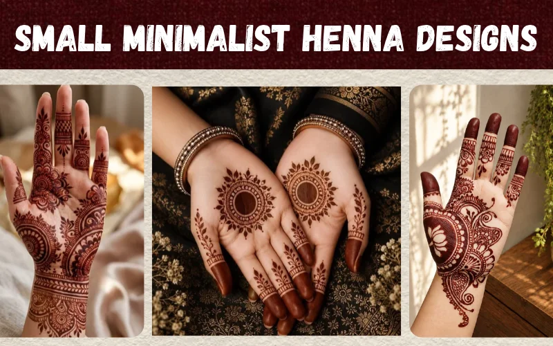 21+ Small Minimalist Henna Designs That Look So Elegant Small Minimalist Henna Designs