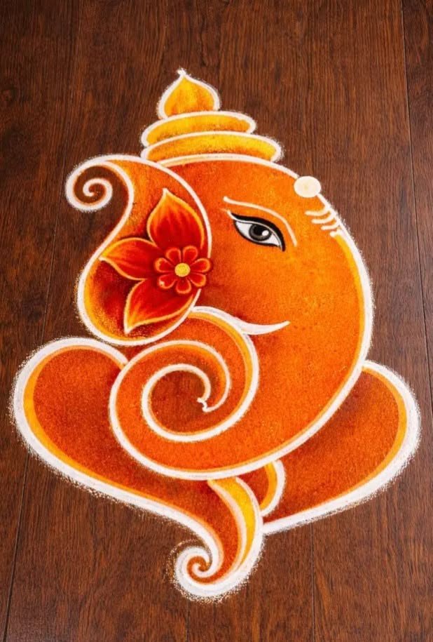 Small Rangoli Design Circle