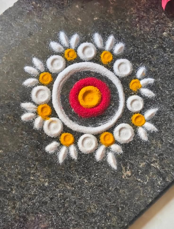 Simple Small Rangoli Design (2)