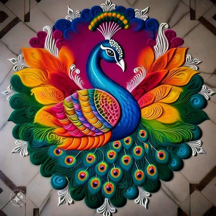 Unique Small Rangoli Design